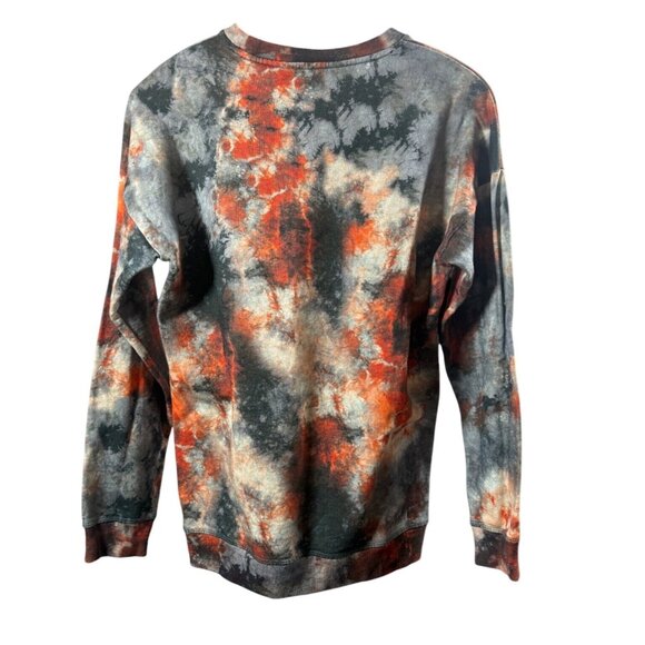 Mulberry Paris Tie-Dye Long Sleeve Crewneck Sweatshirt Cotton Women’s Sz XS - Picture 2 of 6